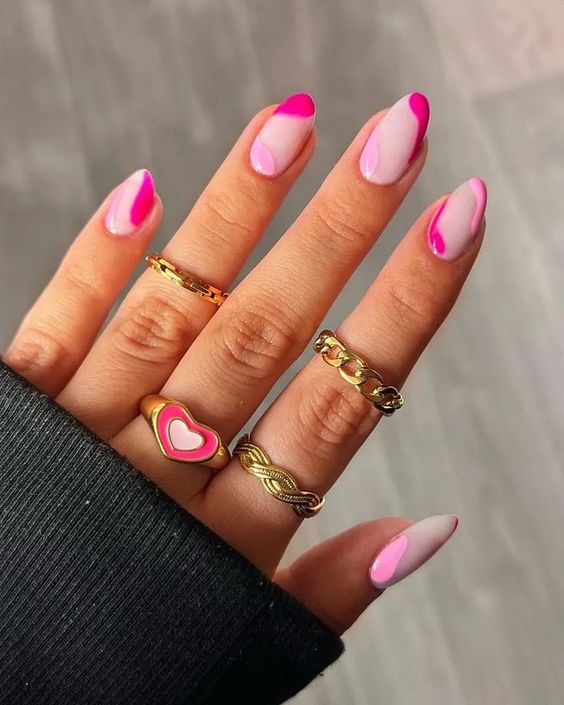 Barbiecore Nails