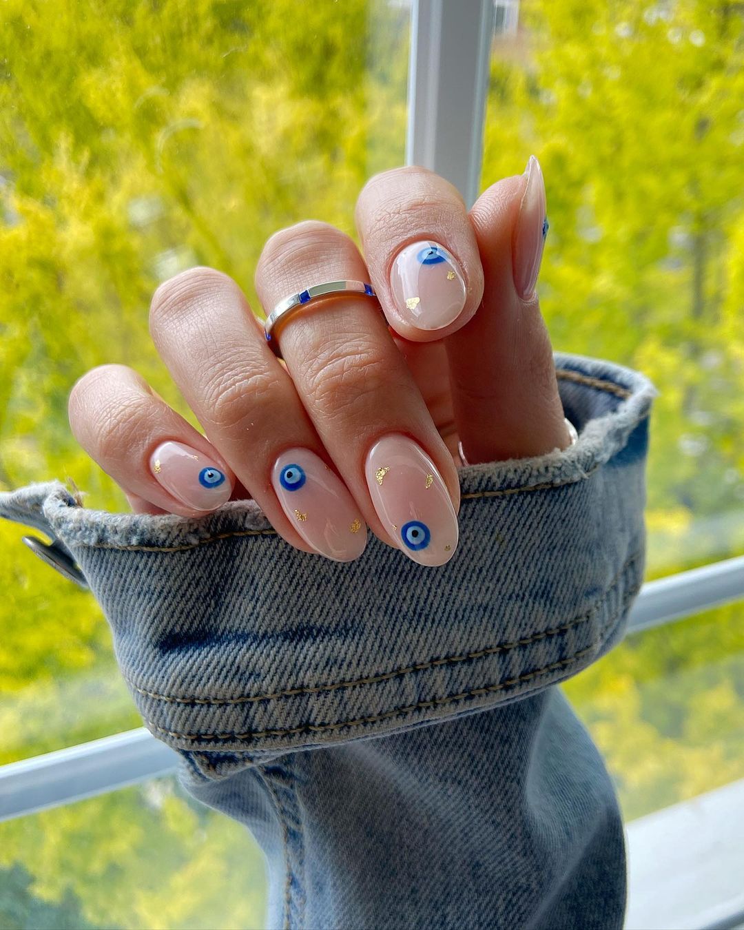 Evil Eye Nail Art