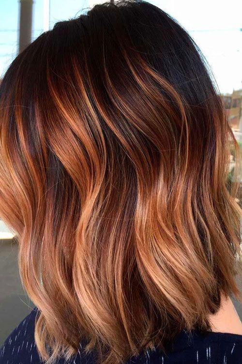 Copper Ombre Hair