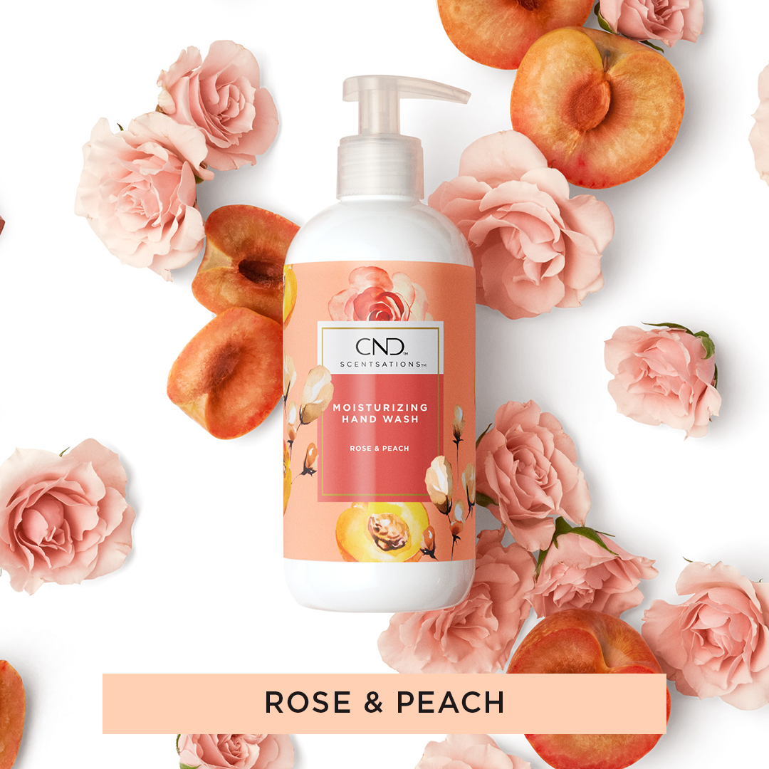 CND SCENTSATIONS ROSE & PEACH HAND WASH