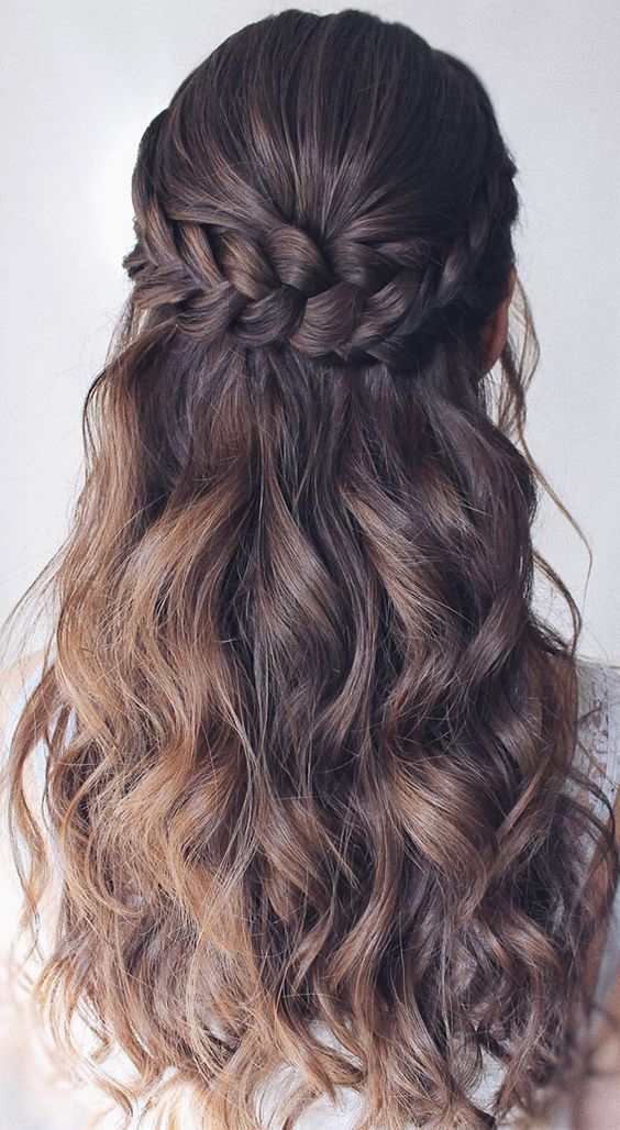 Half-up Braids and Beachy Waves