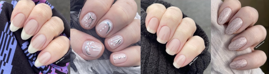 CND BRIDAL NAIL ART