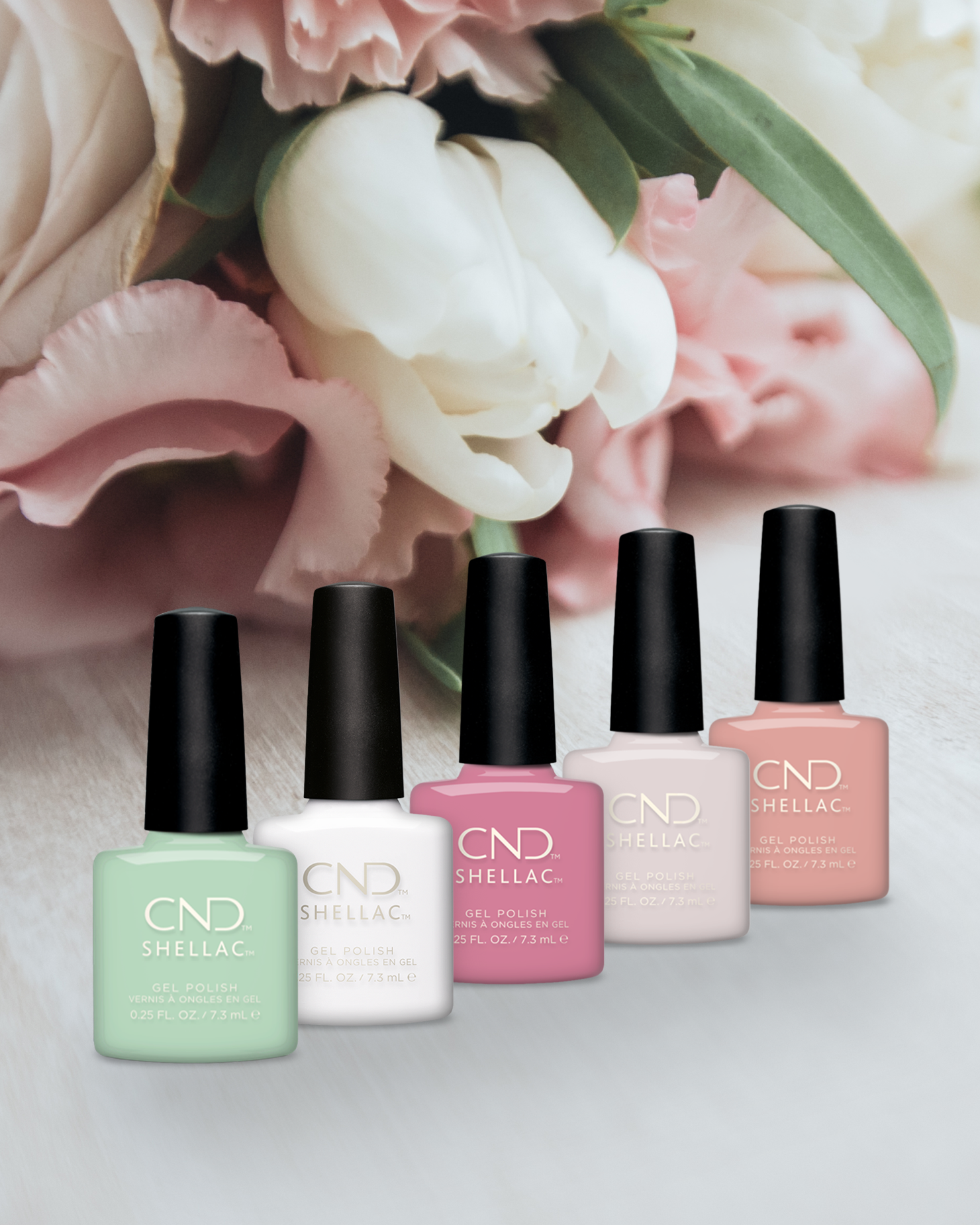 CND™ Shellac™ Gel Colours for CND™ Brides Bouquet