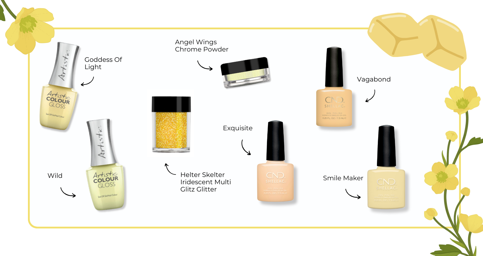 Butter yellow manicure 2025 summer trend