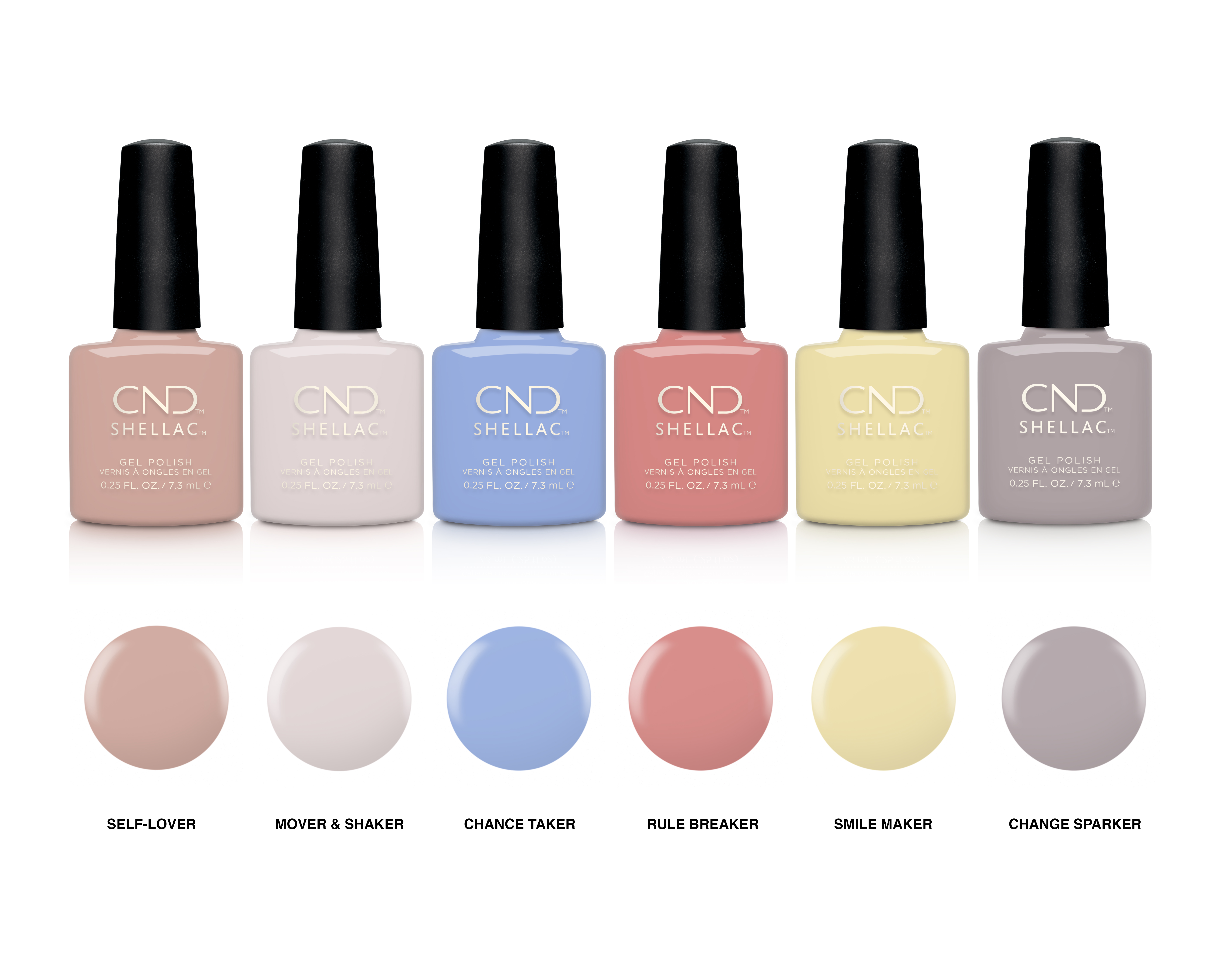 CND The Colors Of You Spring 2021 Shellac Vinylux Gel Polish Collection