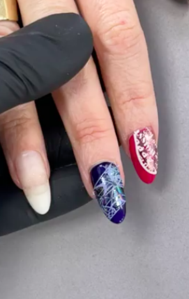 Stamping Surgery nail art