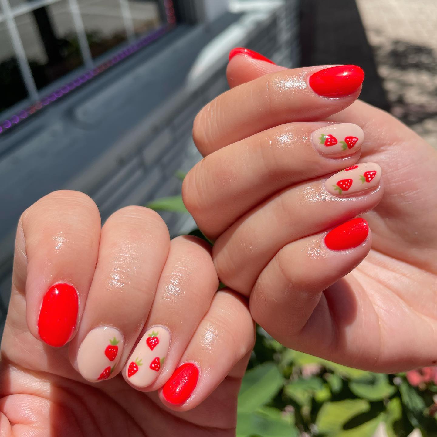 Strawberry Nail Art