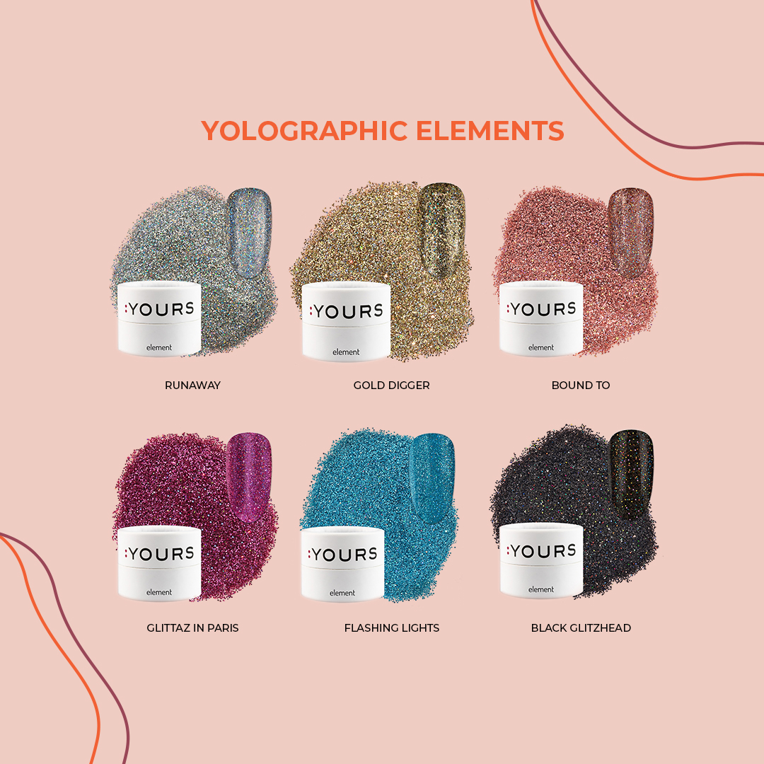 YOURS PARTY UP YOLOGRAPHIC GLITTER COLLECTION